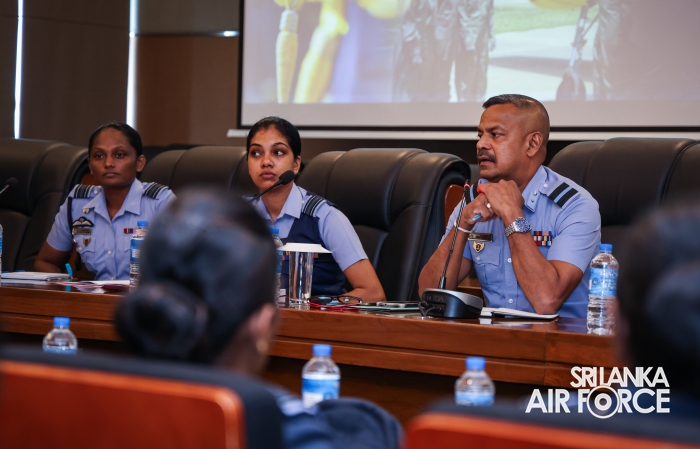 SLAF DELIVERS LIVE AWARENESS SESSION FOR FEMALE PERSONNEL ON ‘PROFESSIONAL CONDUCT’