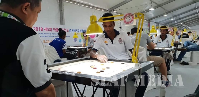 SLAF Players Represent Sri Lanka at Carrom World Cup 2018