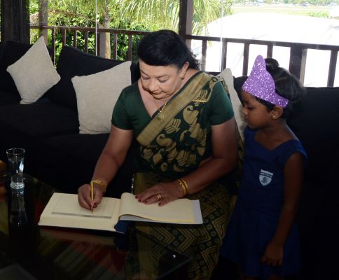 World Children’s Day celebrates at Air Force Museum at Ratmalana