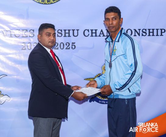 SLAF WOMEN’S TEAM DOMINATES AT 13th DEFENCE SERVICES WUSHU CHAMPIONSHIP 2025
