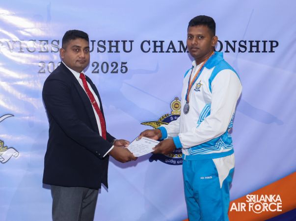 SLAF WOMEN’S TEAM DOMINATES AT 13th DEFENCE SERVICES WUSHU CHAMPIONSHIP 2025