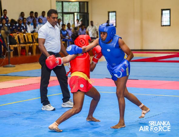 SLAF WOMEN’S TEAM DOMINATES AT 13th DEFENCE SERVICES WUSHU CHAMPIONSHIP 2025