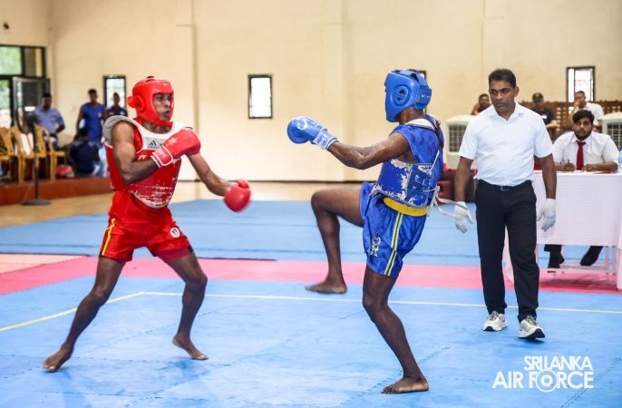 SLAF WOMEN’S TEAM DOMINATES AT 13th DEFENCE SERVICES WUSHU CHAMPIONSHIP 2025