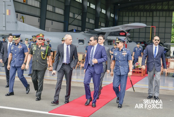 SLAF
INDUCTS TWO HARBIN Y-12 IV AIRCRAFT IN MOMENTOUS CEREMONY