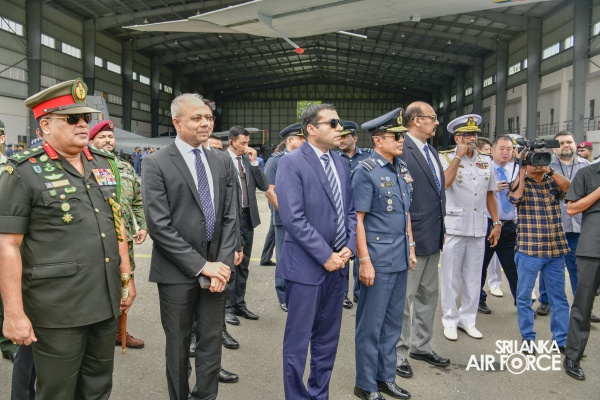SLAF
INDUCTS TWO HARBIN Y-12 IV AIRCRAFT IN MOMENTOUS CEREMONY