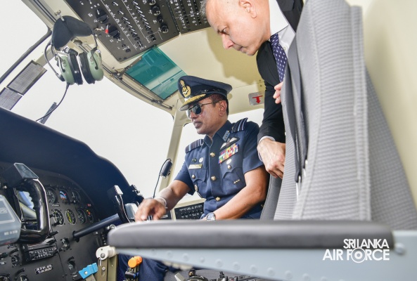 SLAF
INDUCTS TWO HARBIN Y-12 IV AIRCRAFT IN MOMENTOUS CEREMONY