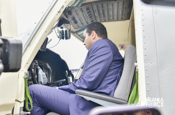 SLAF
INDUCTS TWO HARBIN Y-12 IV AIRCRAFT IN MOMENTOUS CEREMONY