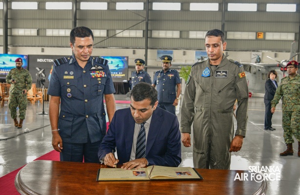 SLAF
INDUCTS TWO HARBIN Y-12 IV AIRCRAFT IN MOMENTOUS CEREMONY