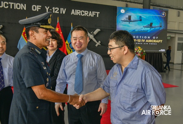 SLAF
INDUCTS TWO HARBIN Y-12 IV AIRCRAFT IN MOMENTOUS CEREMONY