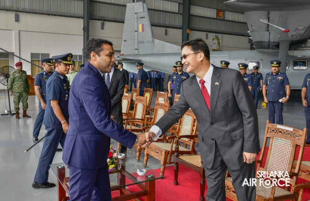 SLAF
INDUCTS TWO HARBIN Y-12 IV AIRCRAFT IN MOMENTOUS CEREMONY