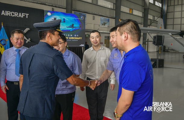SLAF
INDUCTS TWO HARBIN Y-12 IV AIRCRAFT IN MOMENTOUS CEREMONY
