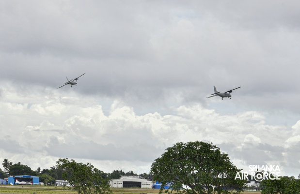 SLAF
INDUCTS TWO HARBIN Y-12 IV AIRCRAFT IN MOMENTOUS CEREMONY