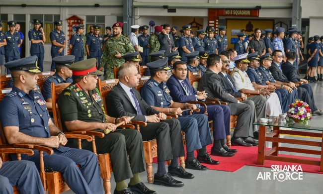 SLAF
INDUCTS TWO HARBIN Y-12 IV AIRCRAFT IN MOMENTOUS CEREMONY