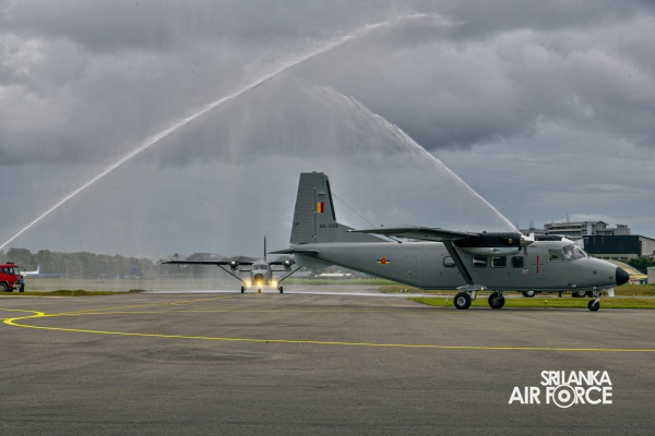 SLAF
INDUCTS TWO HARBIN Y-12 IV AIRCRAFT IN MOMENTOUS CEREMONY
