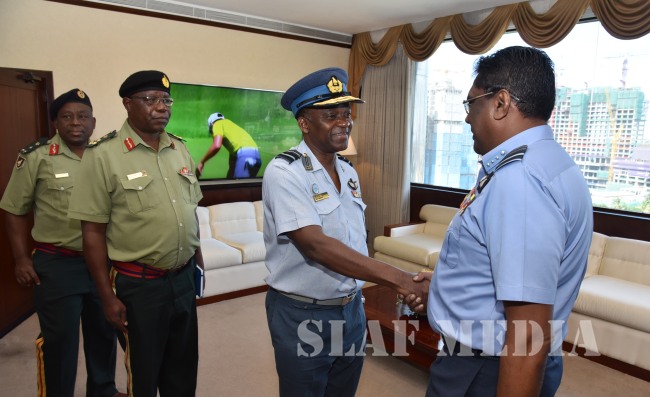 Zimbabwe NDU Delegation Visits Air Force Headquarters