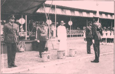Colour Officer reporting to Chief Guest